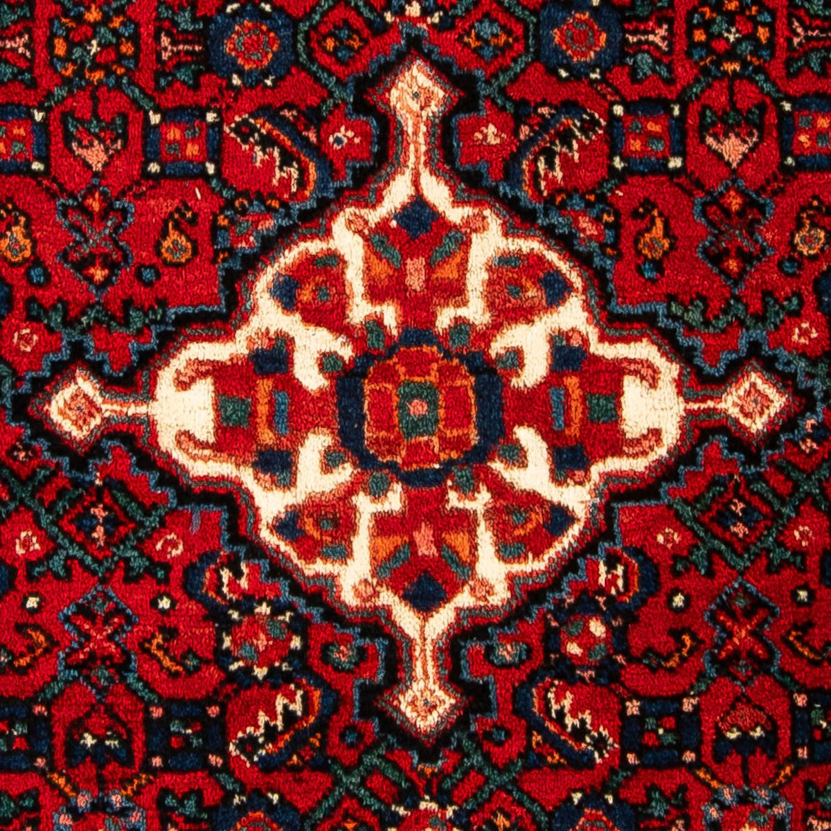 Alfombra persa - Nómada - 159 x 113 cm - rojo oscuro