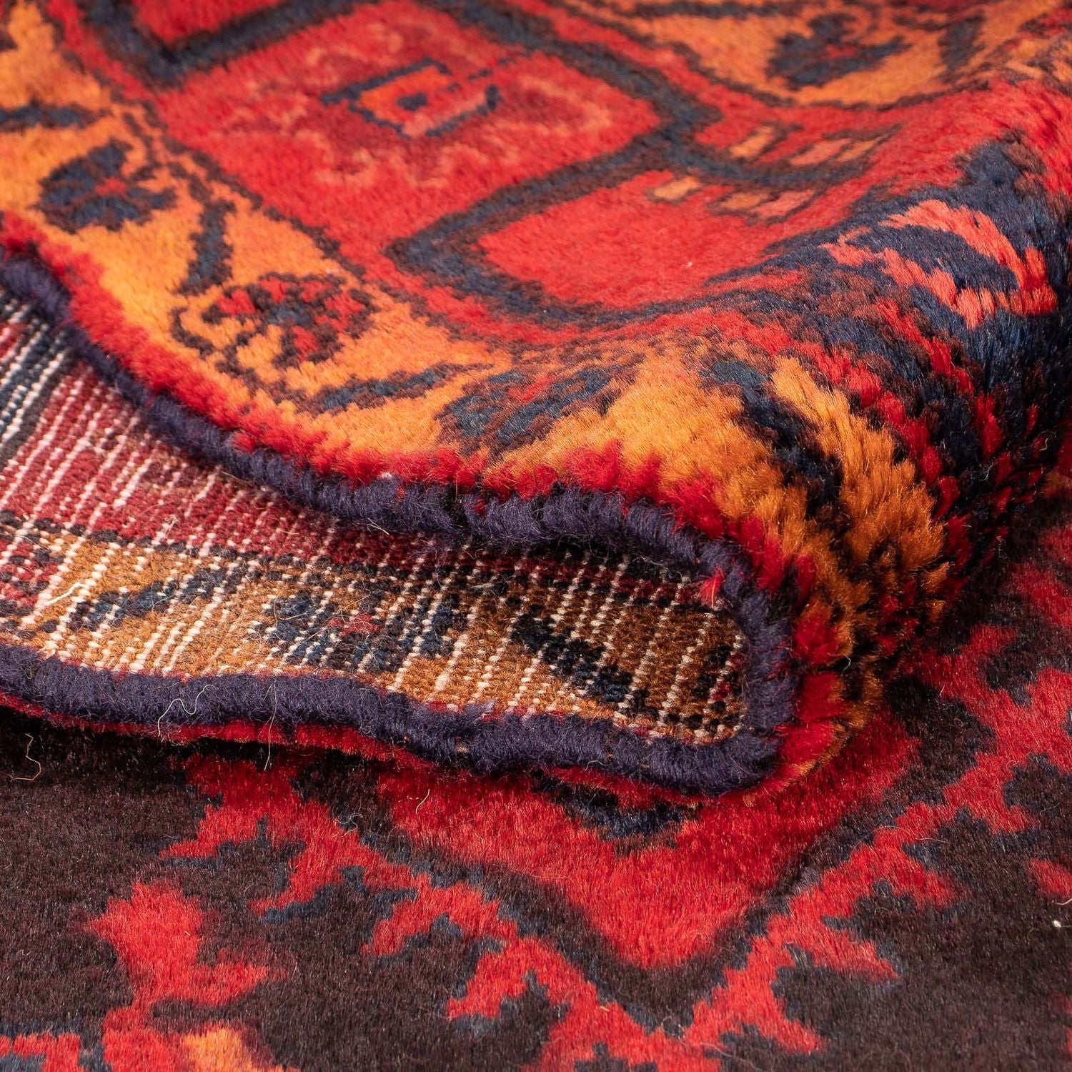 Alfombra persa - Nómada - 170 x 109 cm - rojo oscuro