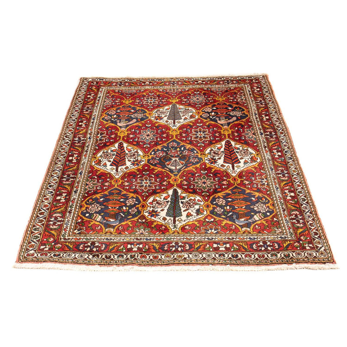 Alfombra persa - Nómada - 157 x 108 cm - multicolor