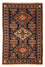 Alfombra persa - Nómada - 170 x 112 cm - azul oscuro