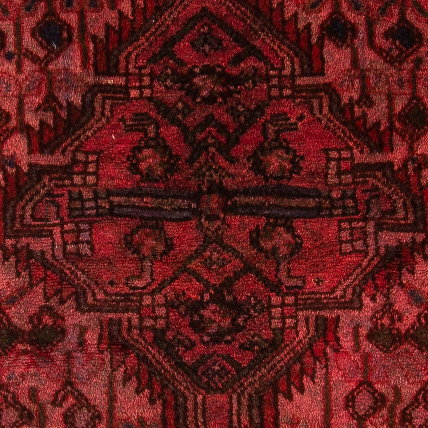 Alfombra persa - Nómada - 173 x 104 cm - rojo oscuro