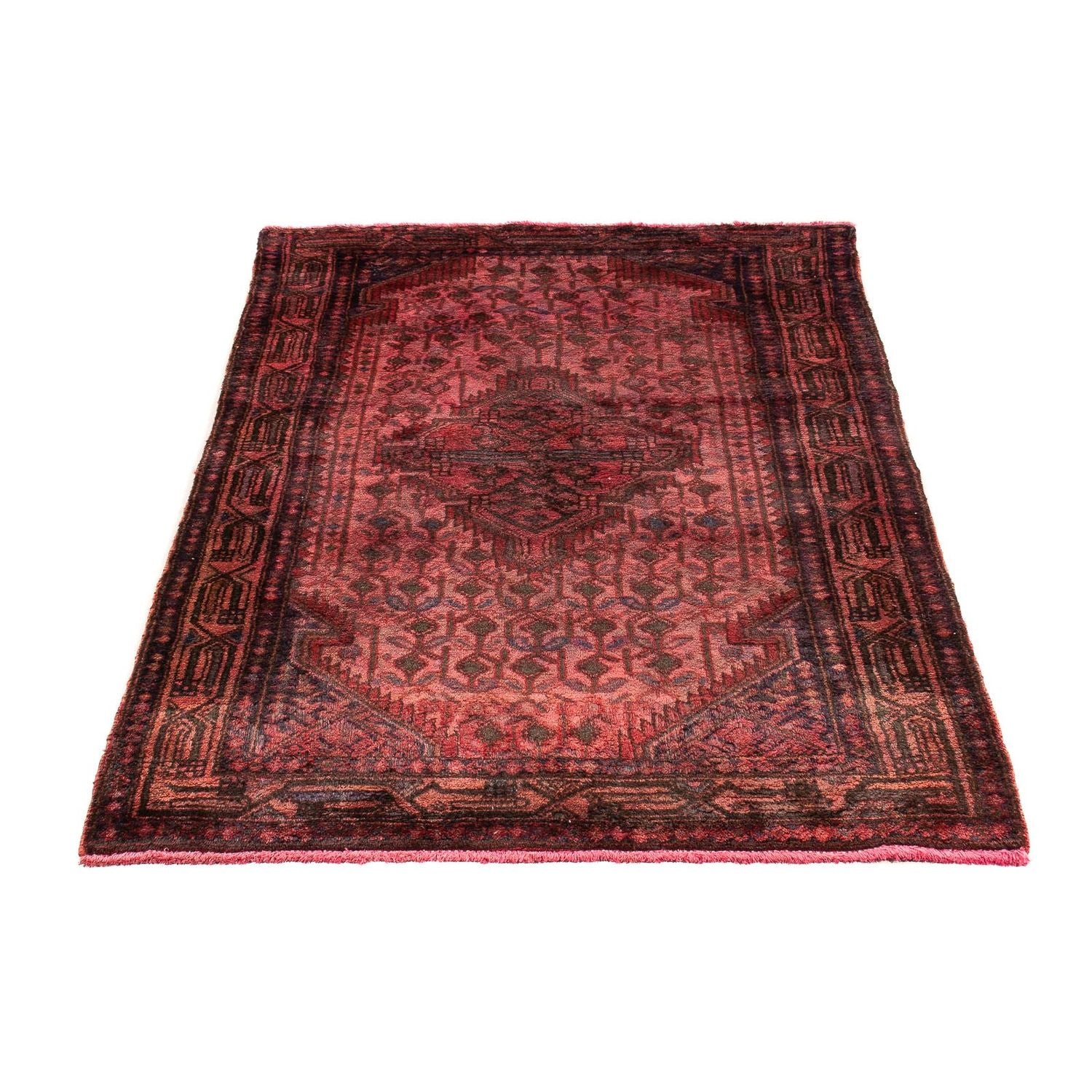 Alfombra persa - Nómada - 173 x 104 cm - rojo oscuro