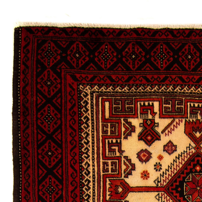 Alfombra Belutsch - 183 x 107 cm - rojo oscuro