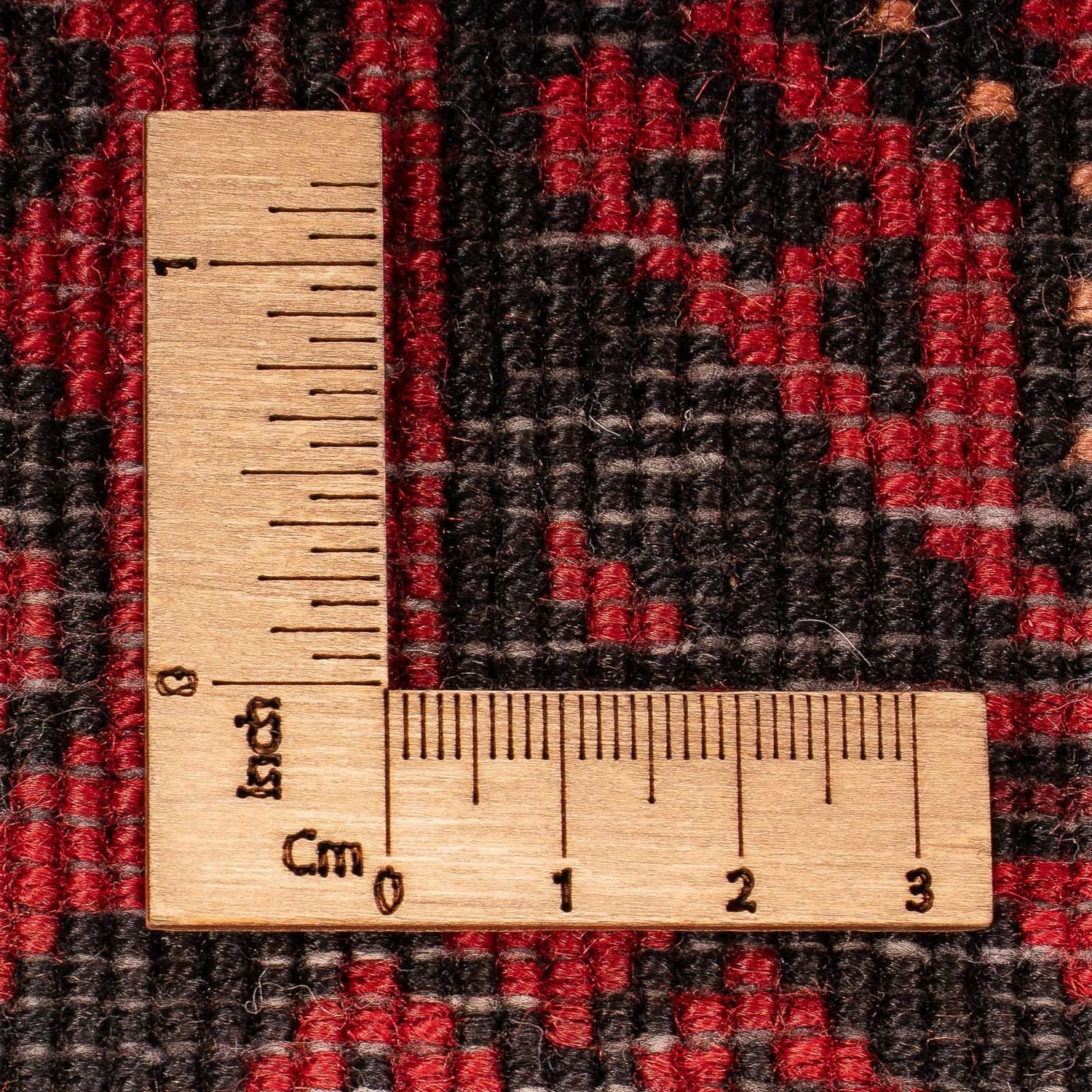Alfombra Belutsch - 183 x 107 cm - rojo oscuro
