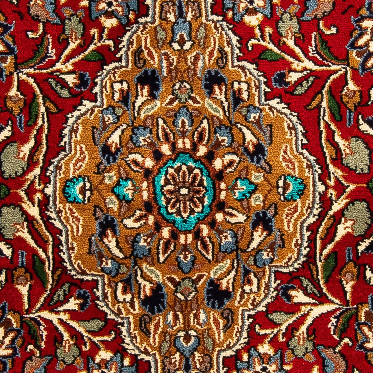 Alfombra oriental - Indus - 154 x 103 cm - rojo oscuro