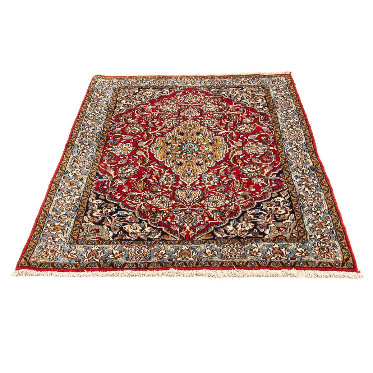 Alfombra oriental - Indus - 154 x 103 cm - rojo oscuro