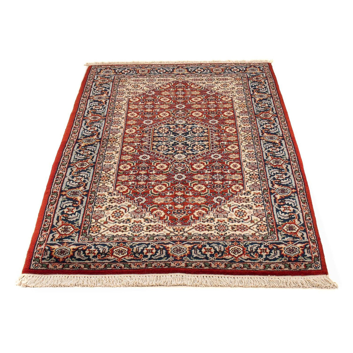 Alfombra oriental - Indus - 162 x 96 cm - rojo oscuro
