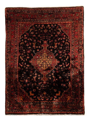 Alfombra persa - Nómada - 164 x 120 cm - azul oscuro