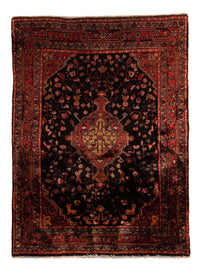 Alfombra persa - Nómada - 164 x 120 cm - azul oscuro