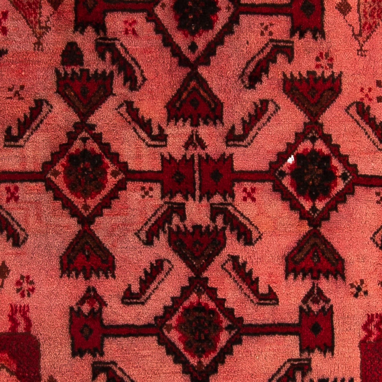 Alfombra Belutsch - 190 x 100 cm - rojo claro