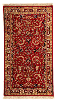 Alfombra oriental - Indus - 163 x 90 cm - rojo oscuro