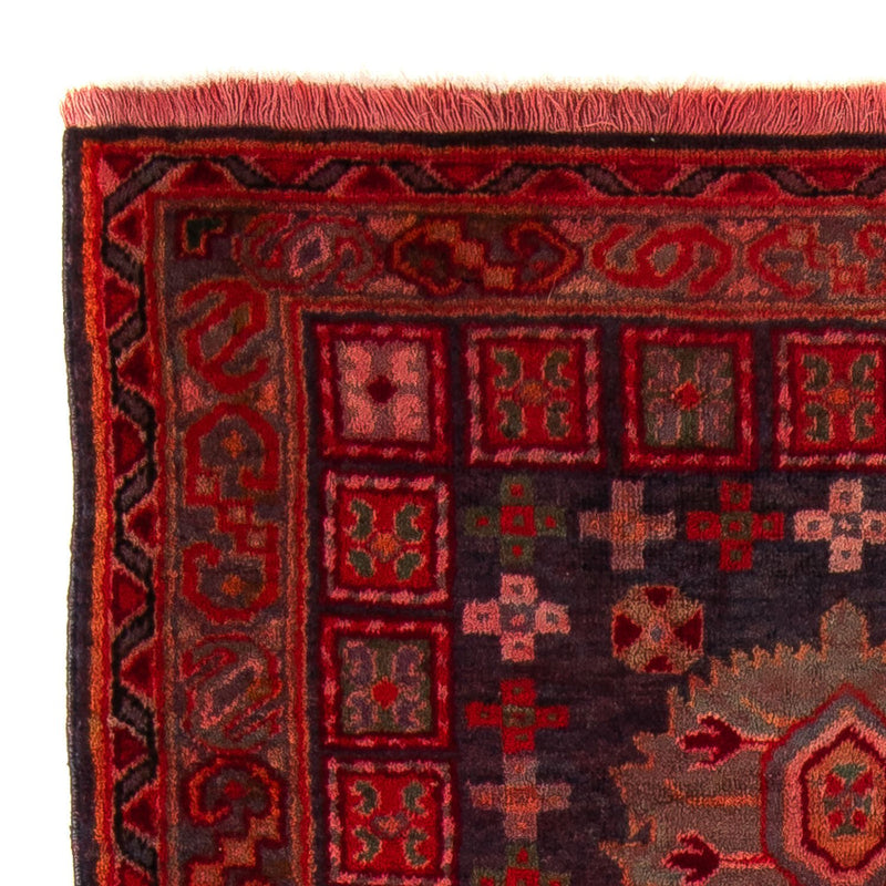 Alfombra Belutsch - 154 x 78 cm - rojo oscuro