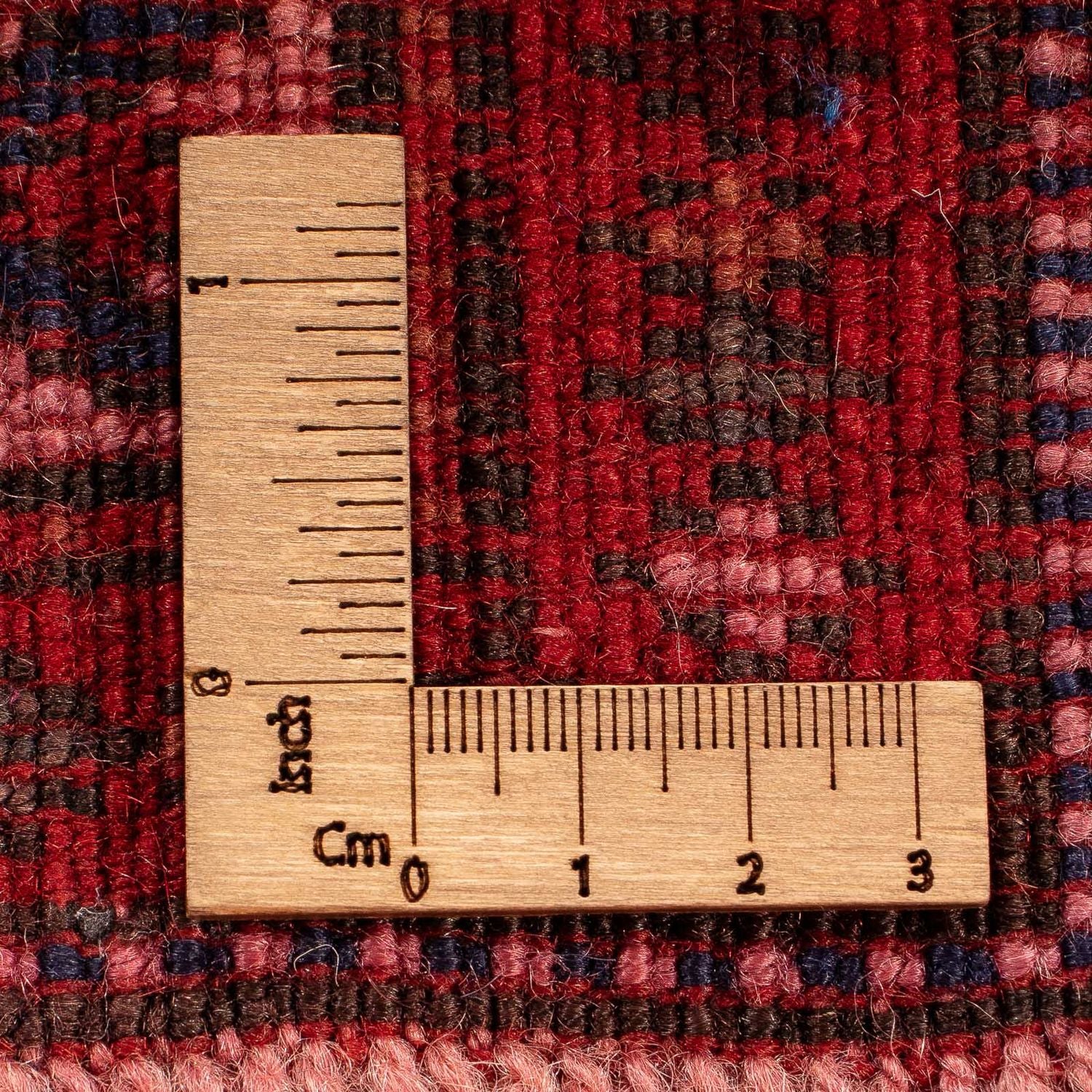 Alfombra Belutsch - 131 x 104 cm - rojo claro
