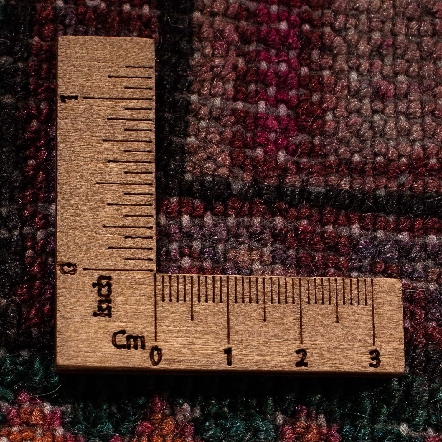 Alfombra persa - Nómada - 175 x 115 cm - rojo oscuro