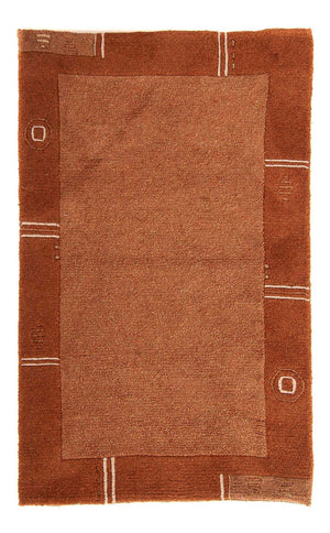 Alfombra de Nepal - 156 x 93 cm - marrón
