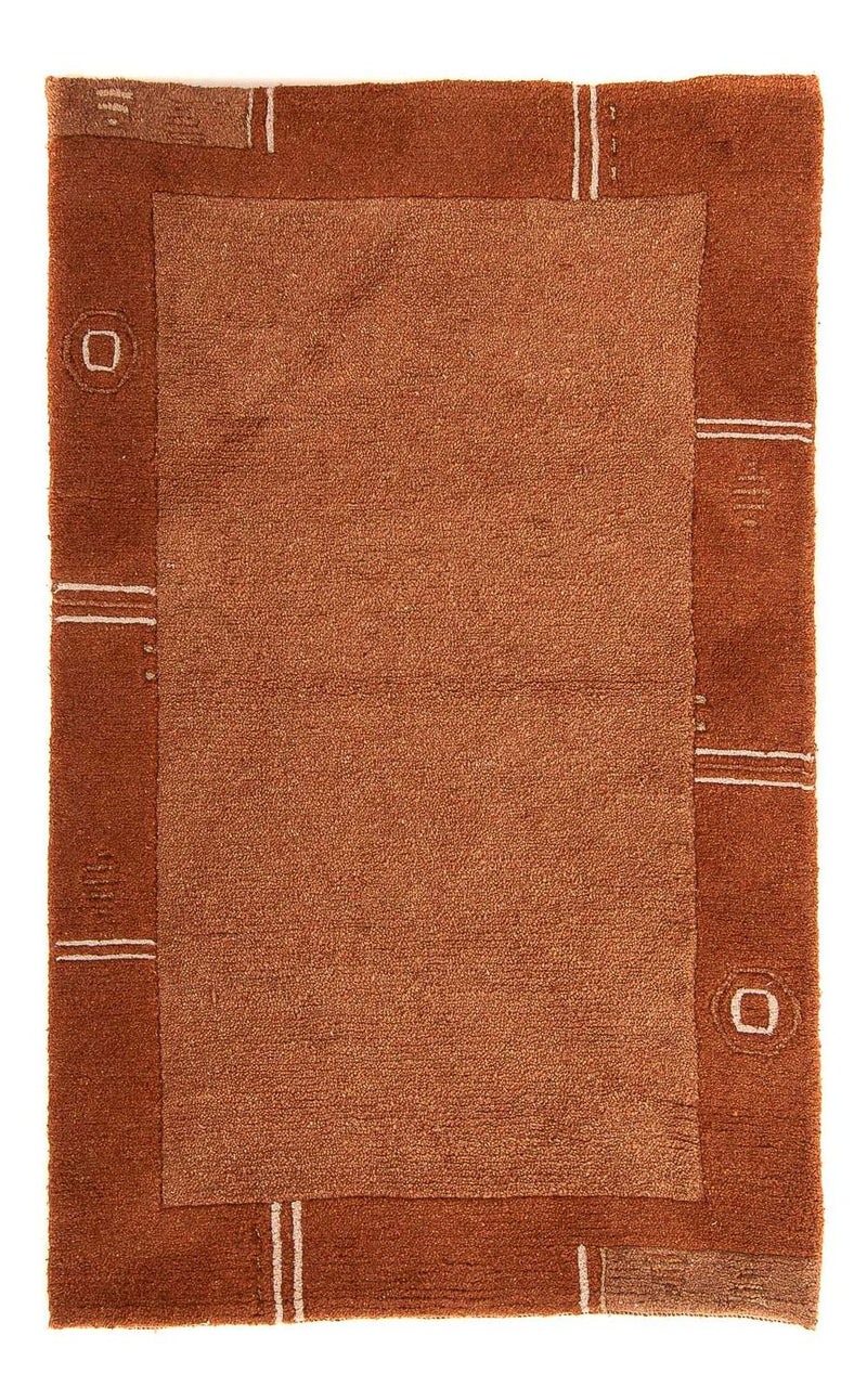 Alfombra de Nepal - 156 x 93 cm - marrón