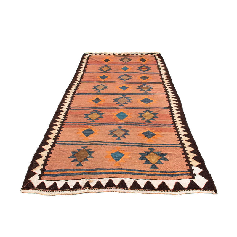 Alfombra de pasillo Alfombra Kelim - Antigua - 260 x 140 cm - multicolor