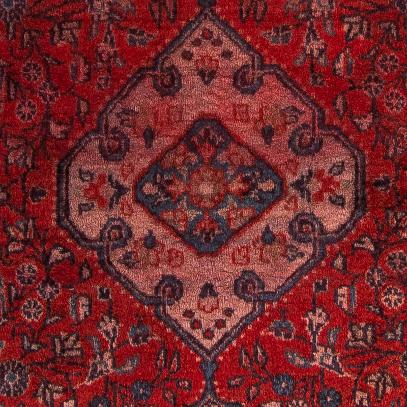 Alfombra persa - Nómada - 150 x 107 cm - rojo oscuro