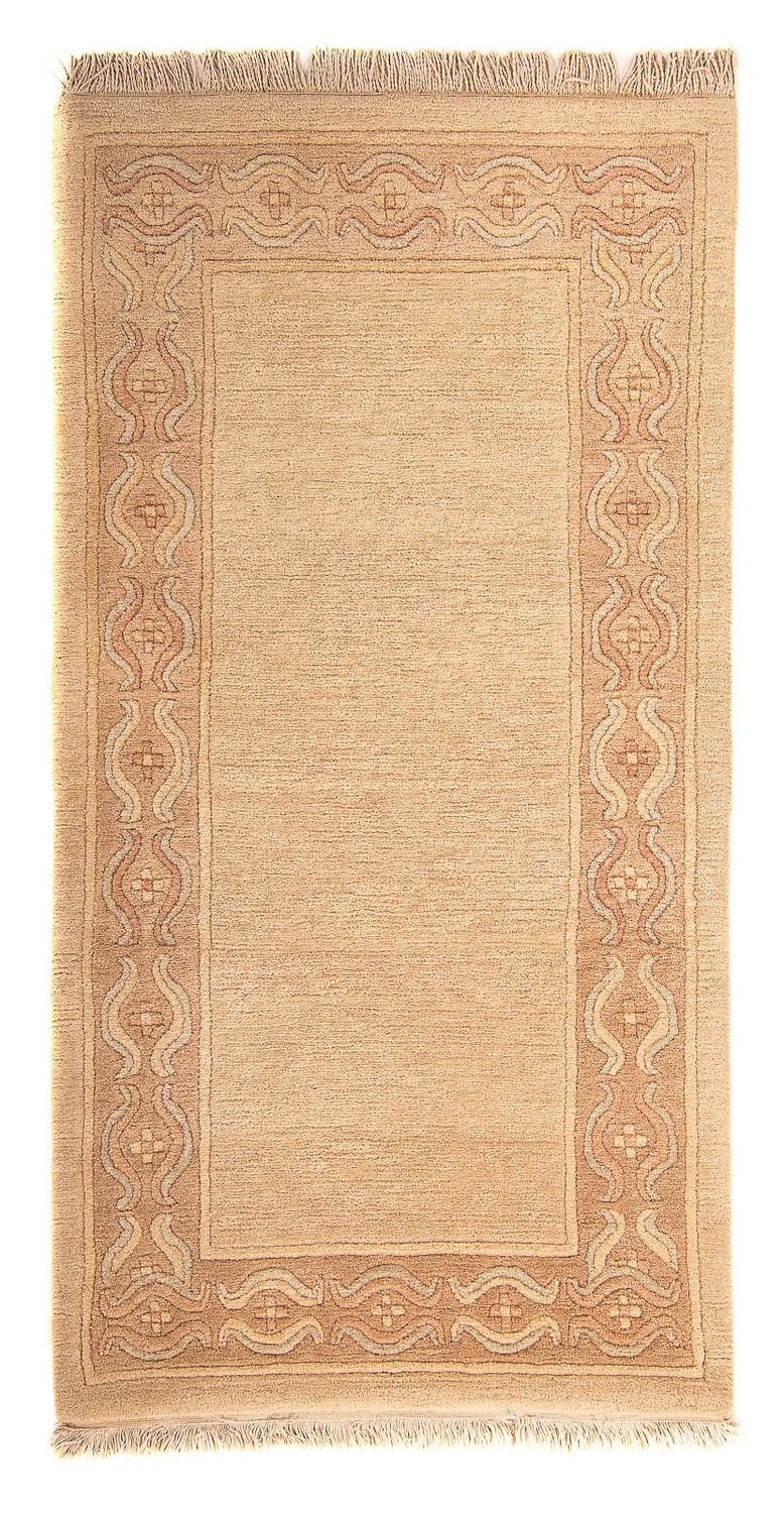 Alfombra de pasillo Alfombra de Nepal - 176 x 91 cm - beige