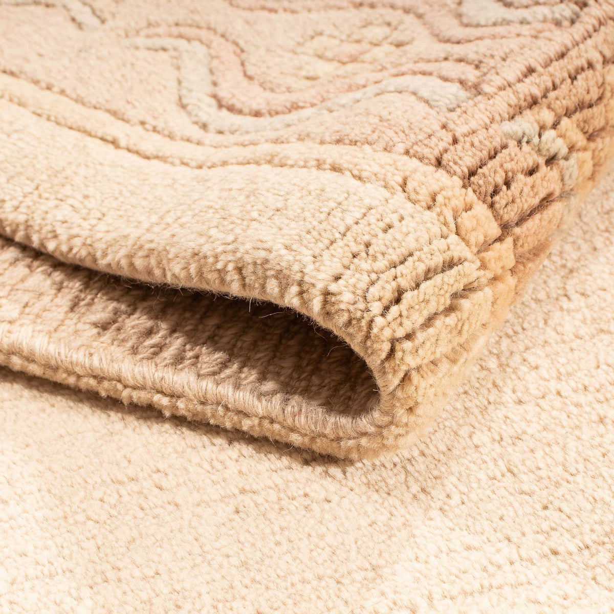 Alfombra de pasillo Alfombra de Nepal - 176 x 91 cm - beige