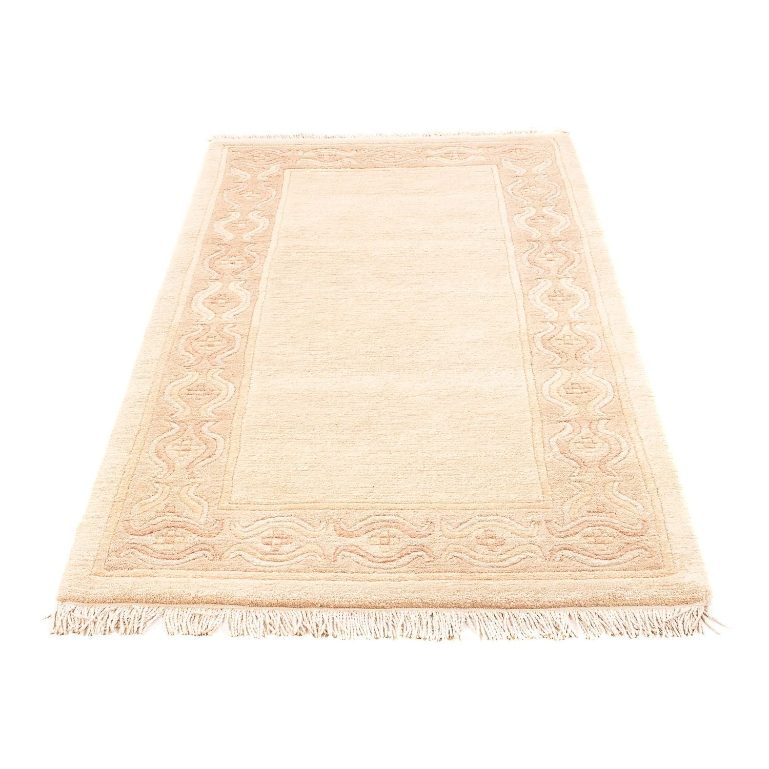 Alfombra de pasillo Alfombra de Nepal - 176 x 91 cm - beige