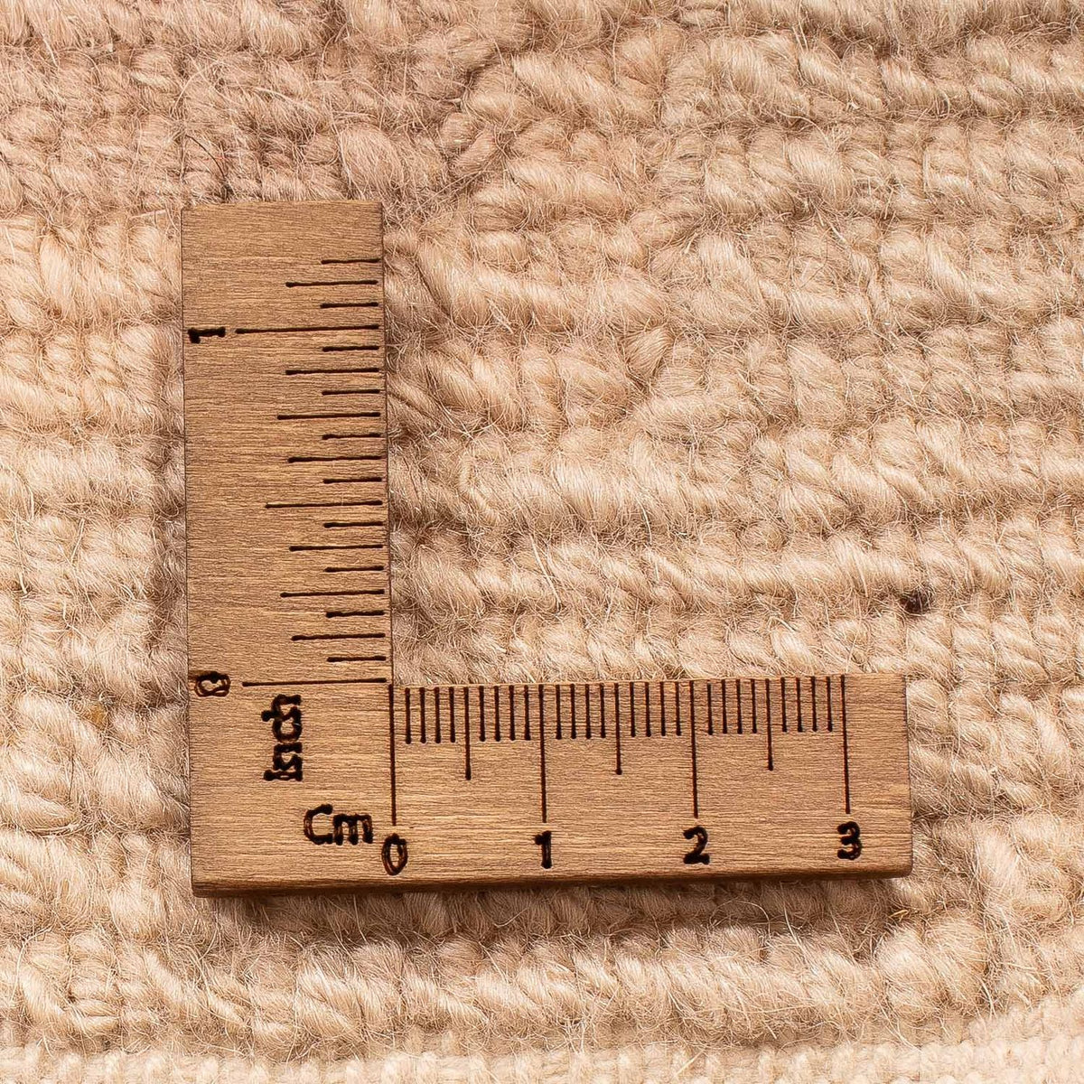 Alfombra de pasillo Alfombra de Nepal - 176 x 91 cm - beige