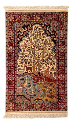 Alfombra oriental - Indus - 157 x 93 cm - multicolor