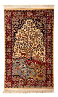 Alfombra oriental - Indus - 157 x 93 cm - multicolor