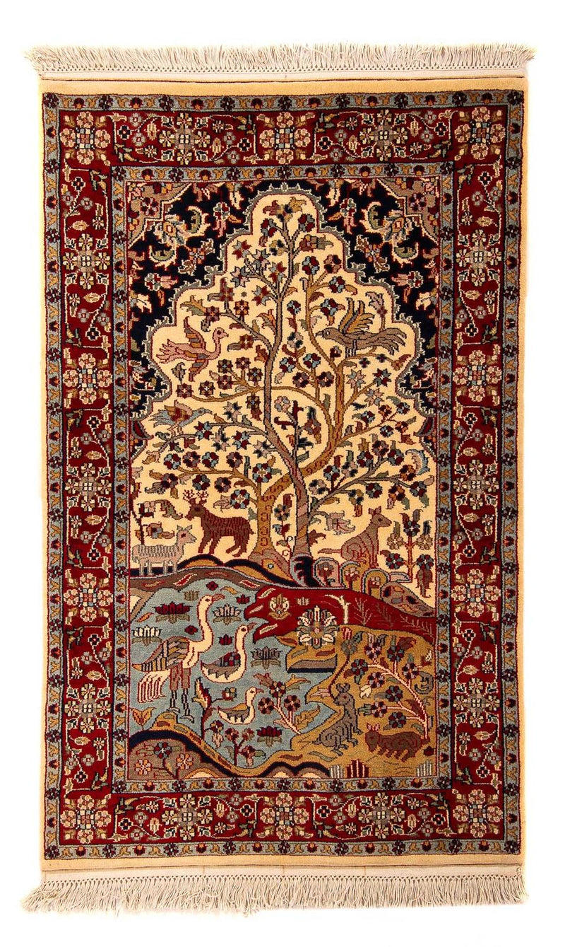Alfombra oriental - Indus - 157 x 93 cm - multicolor