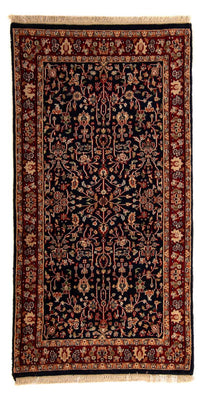 Alfombra de pasillo Alfombra oriental - Indus - 170 x 85 cm - azul oscuro