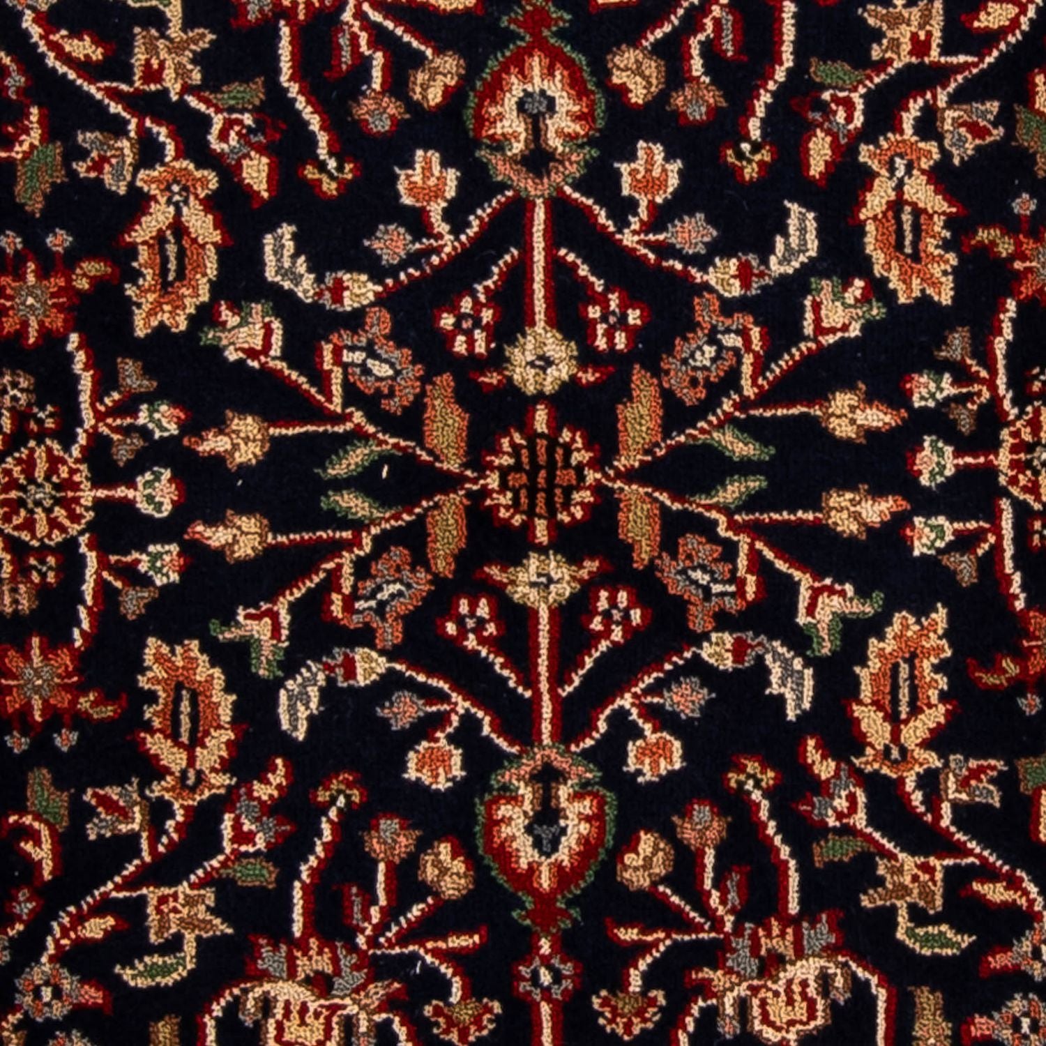 Alfombra de pasillo Alfombra oriental - Indus - 170 x 85 cm - azul oscuro