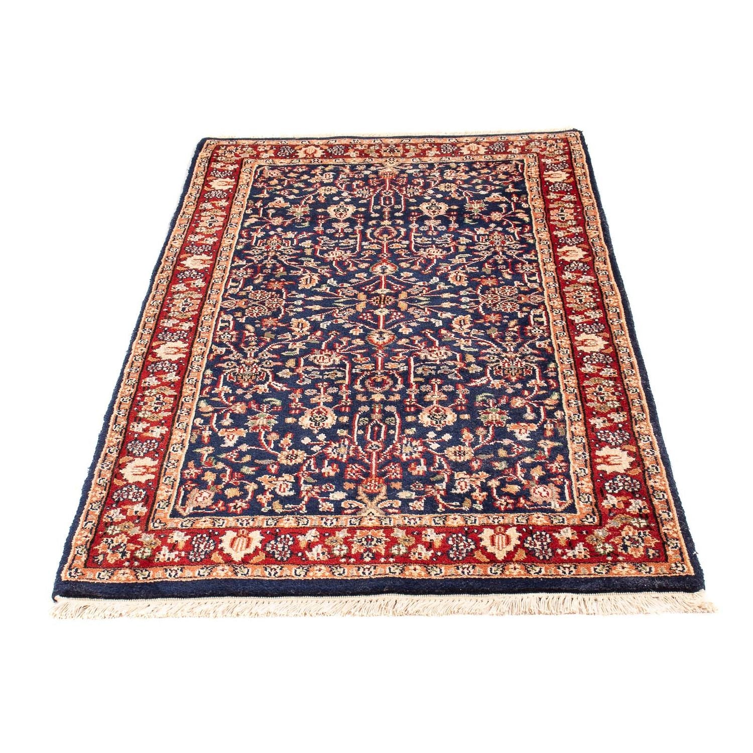 Alfombra de pasillo Alfombra oriental - Indus - 170 x 85 cm - azul oscuro
