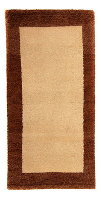 Alfombra Gabbeh - Indus - 142 x 69 cm - beige