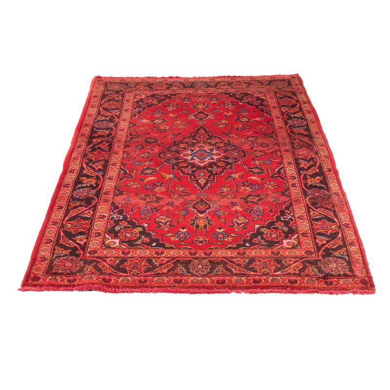 Alfombra persa - Keshan - 155 x 100 cm - rojo oscuro