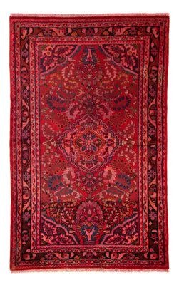 Alfombra persa - Nómada - 170 x 105 cm - rojo oscuro