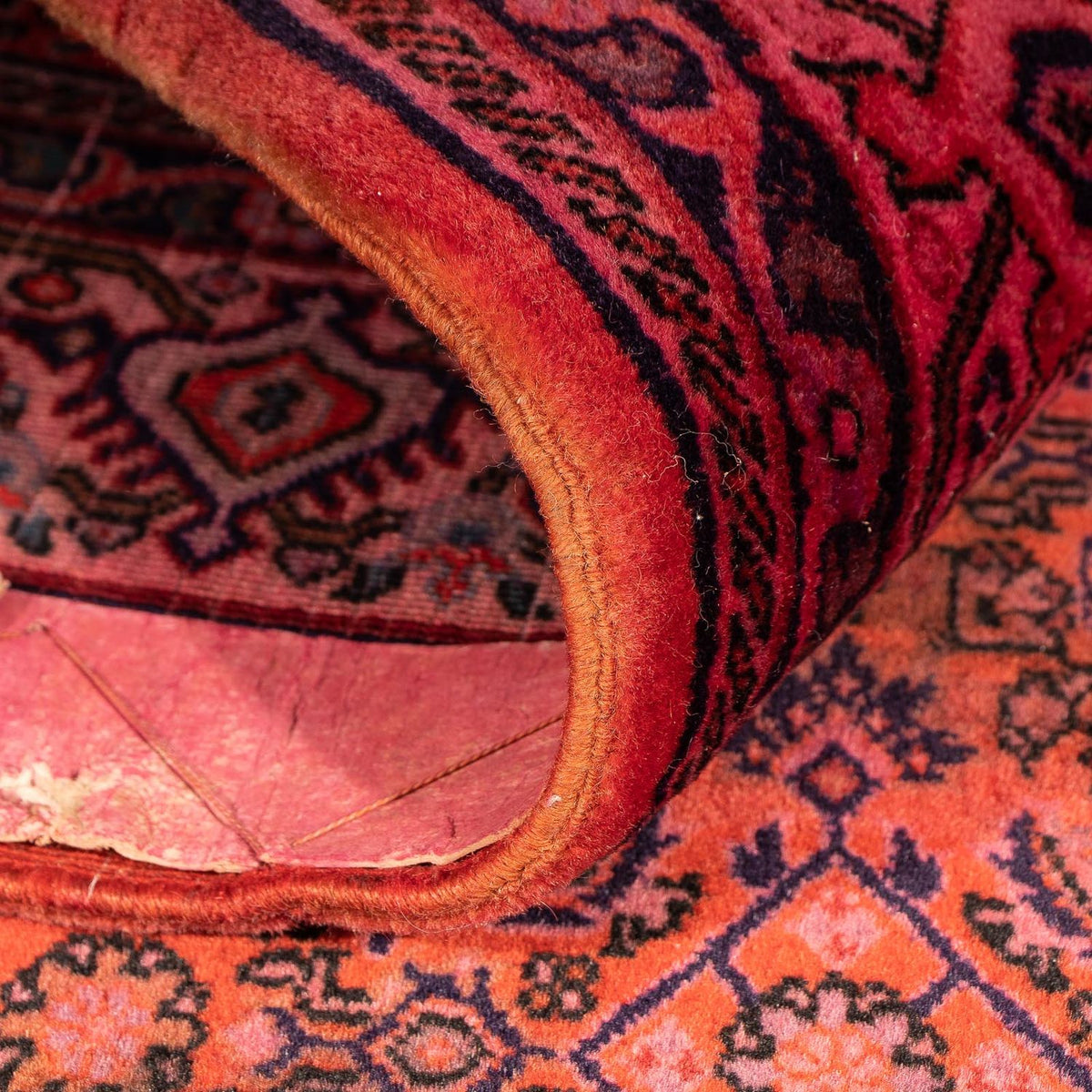 Alfombra persa - Bidjar - 176 x 113 cm - rojo claro