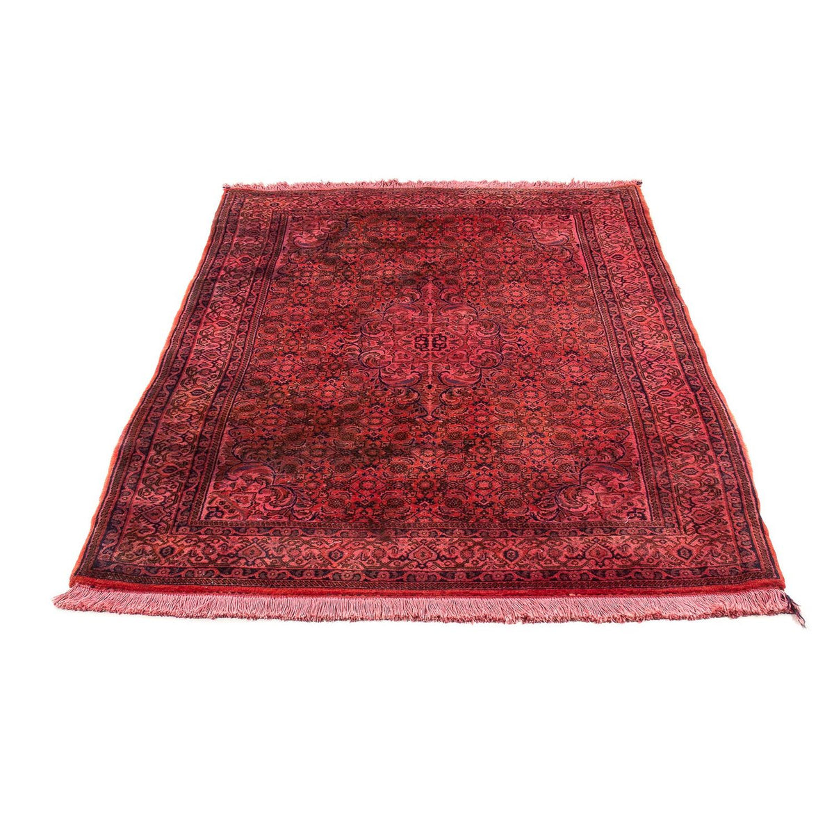 Alfombra persa - Bidjar - 176 x 113 cm - rojo claro