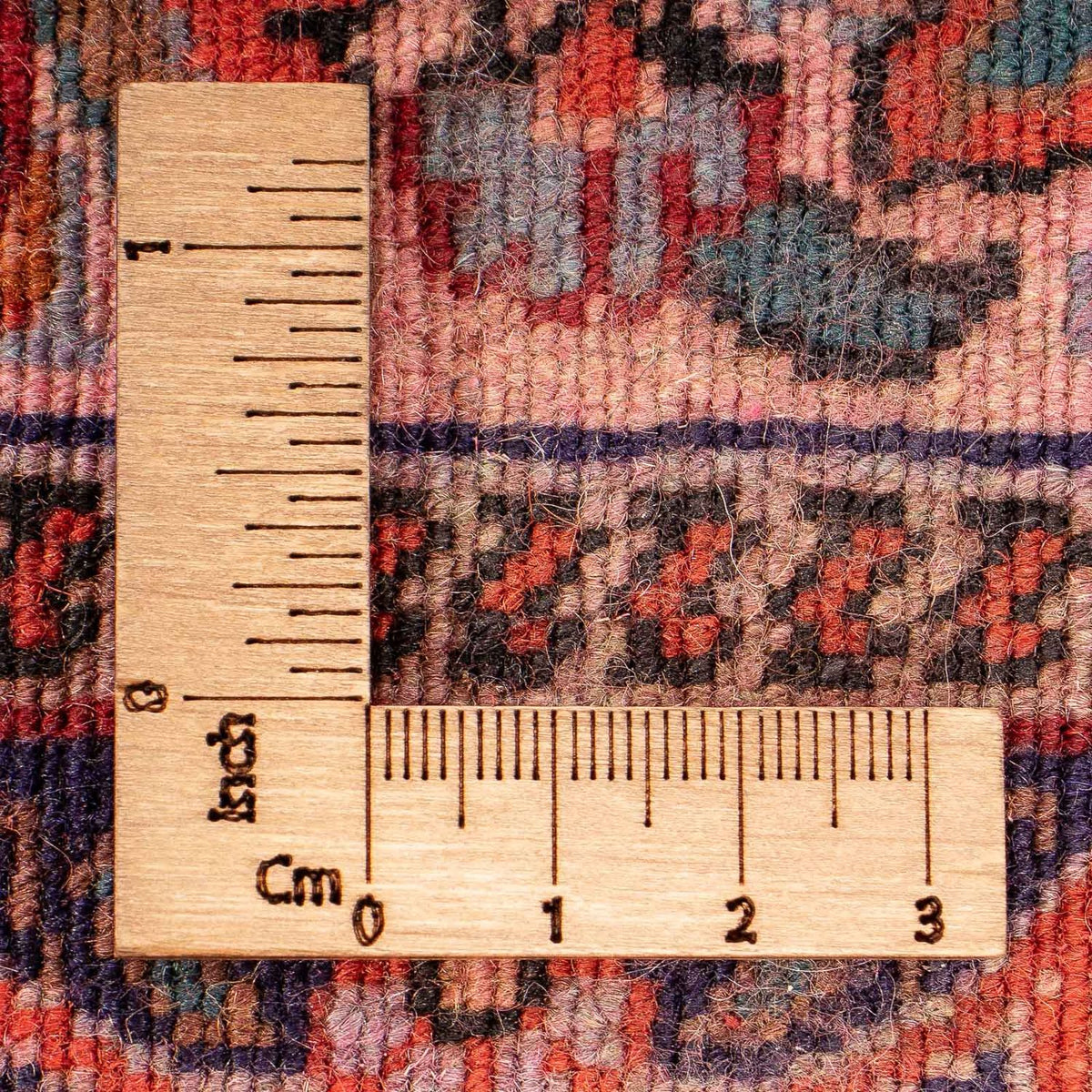 Alfombra persa - Bidjar - 176 x 113 cm - rojo claro