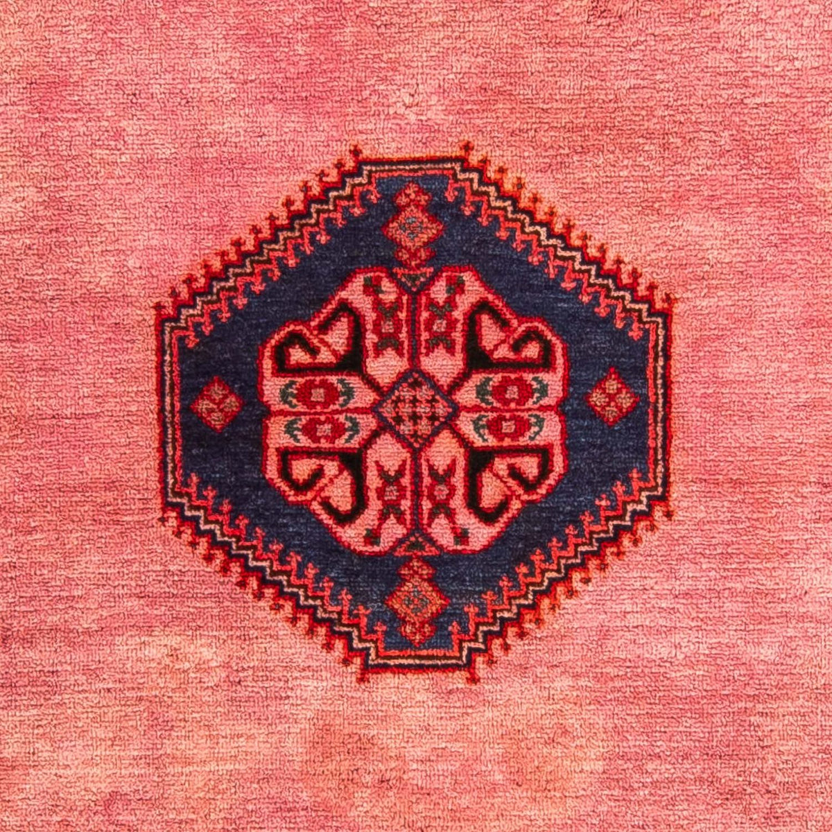 Alfombra persa - Nómada - 155 x 103 cm - rojo claro