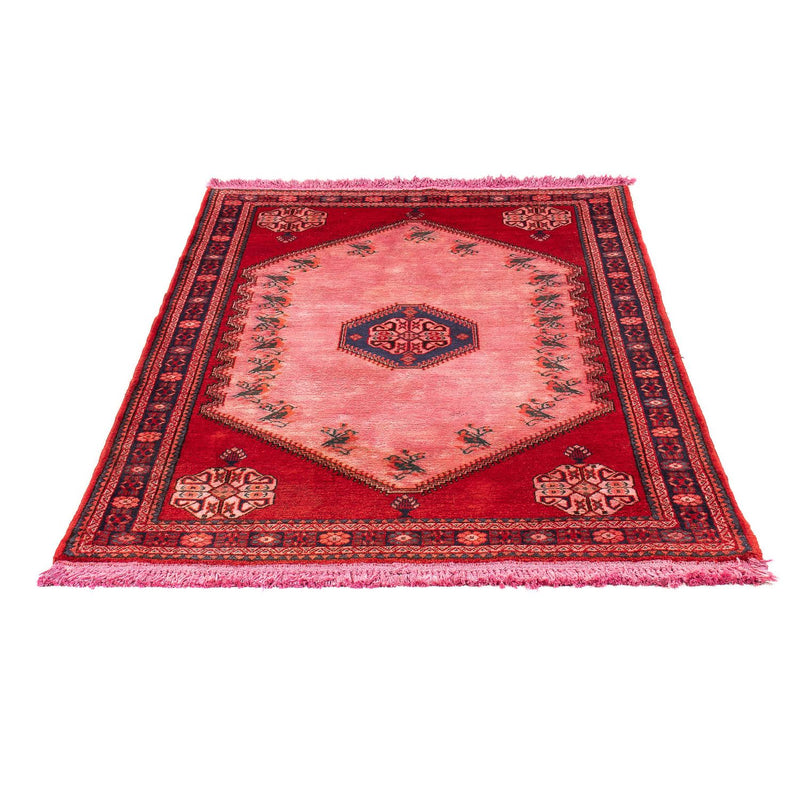 Alfombra persa - Nómada - 155 x 103 cm - rojo claro