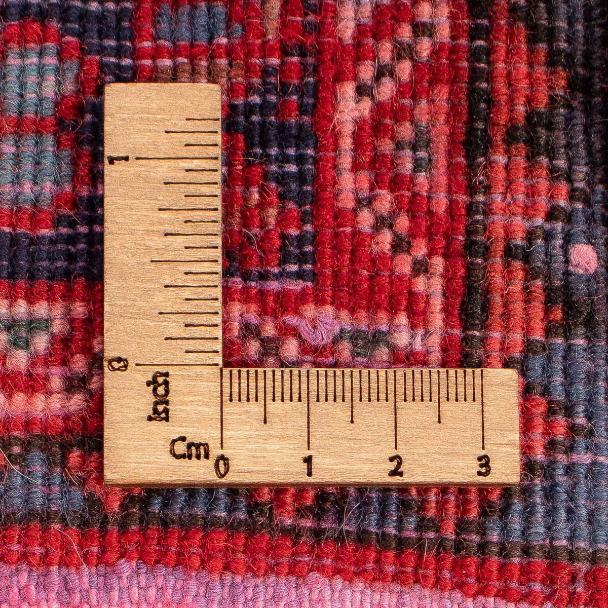 Alfombra persa - Nómada - 155 x 103 cm - rojo claro