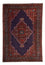 Alfombra persa - Nómada - 150 x 105 cm - azul oscuro