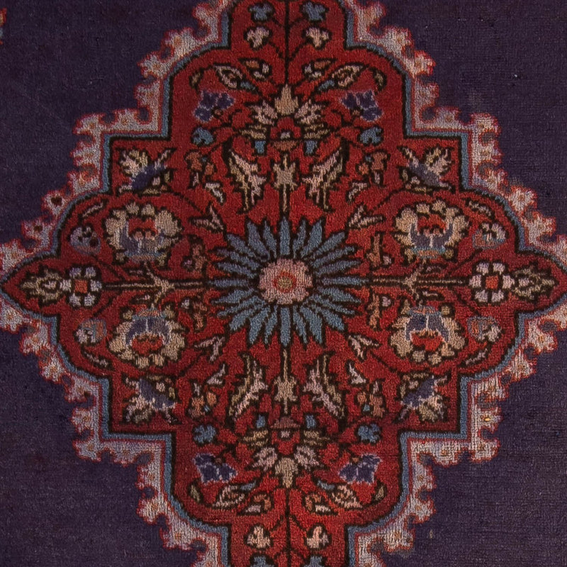Alfombra persa - Nómada - 150 x 105 cm - azul oscuro