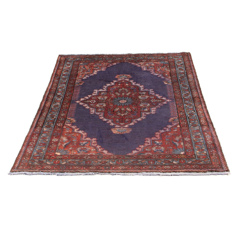 Alfombra persa - Nómada - 150 x 105 cm - azul oscuro