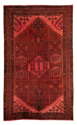 Alfombra persa - Nómada - 170 x 115 cm - rojo claro