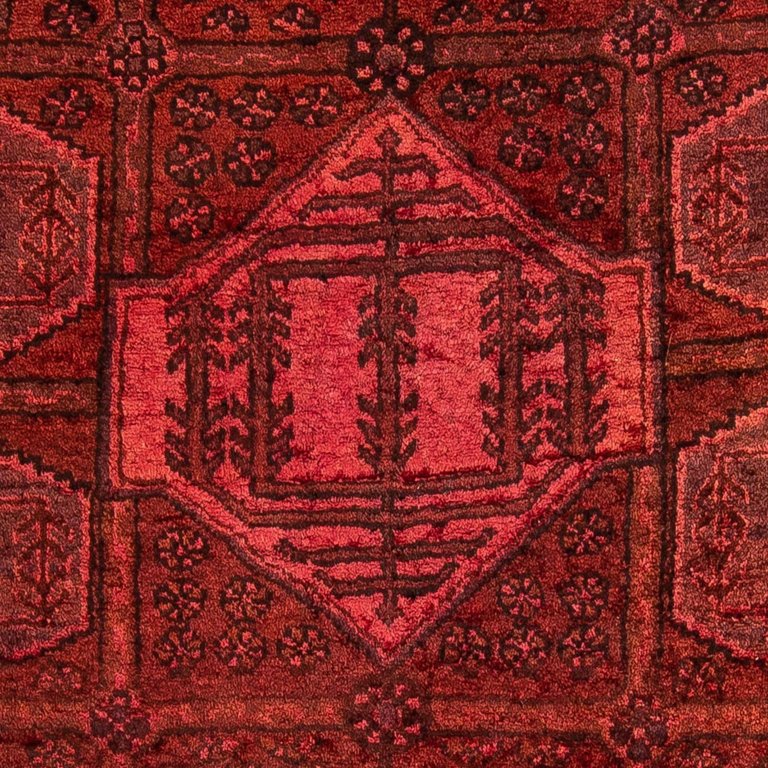 Alfombra persa - Nómada - 170 x 115 cm - rojo claro