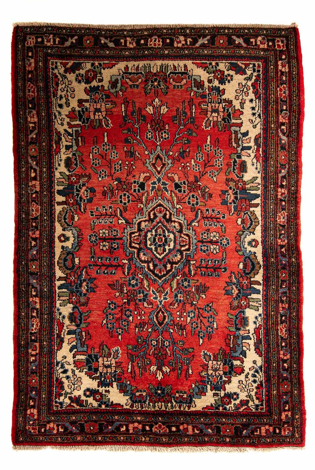 Alfombra persa - Nómada - 205 x 138 cm - rojo