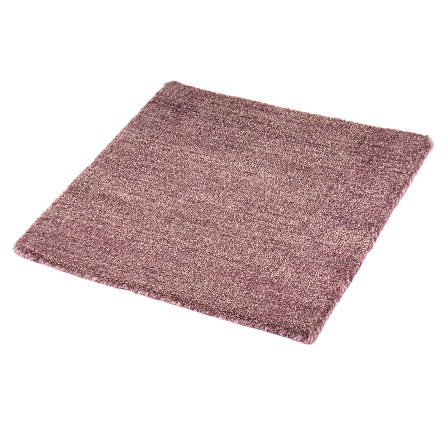 Alfombra de lana cuadrado  - 47 x 47 cm - multicolor