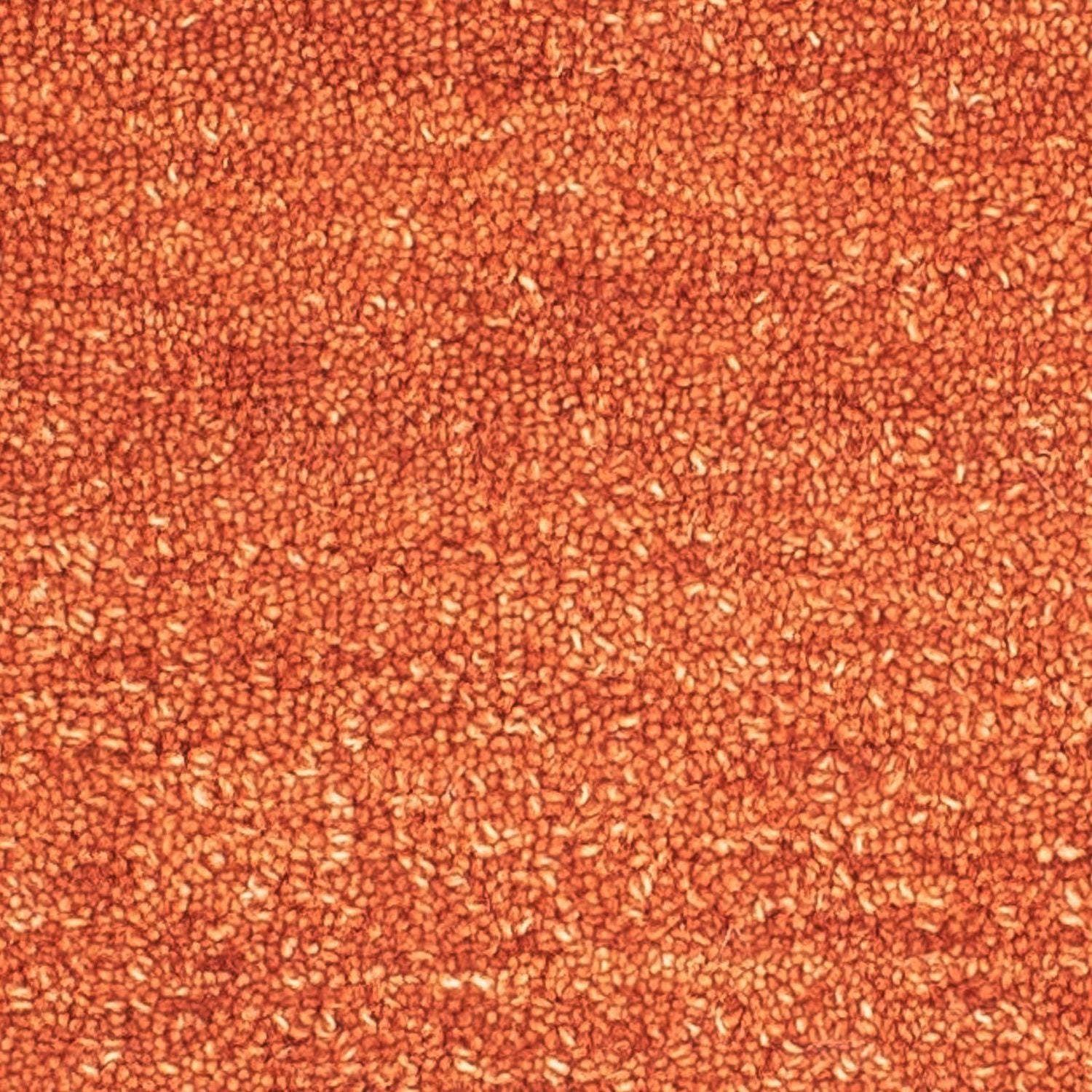 Alfombra de lana cuadrado  - 47 x 47 cm - naranja