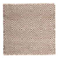Alfombra Kelim - Tendencia cuadrado  - 45 x 45 cm - multicolor